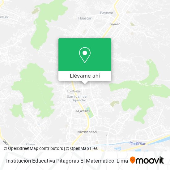 Mapa de Institución Educativa Pitagoras El Matematico