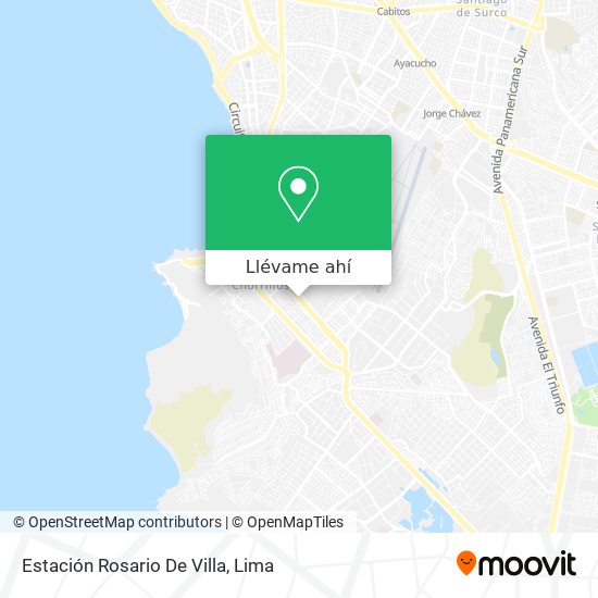 Mapa de Estación Rosario De Villa