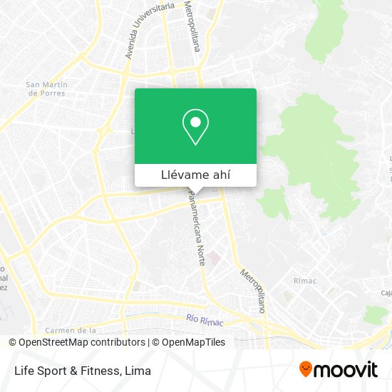 Mapa de Life Sport & Fitness