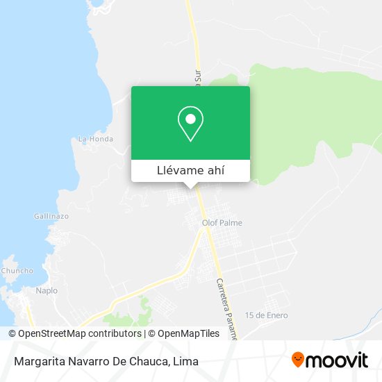 Mapa de Margarita Navarro De Chauca