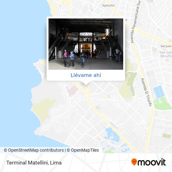 Mapa de Terminal Matellini