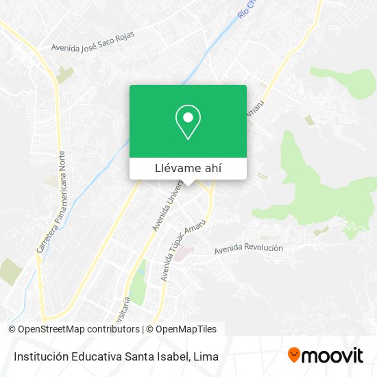 Mapa de Institución Educativa Santa Isabel