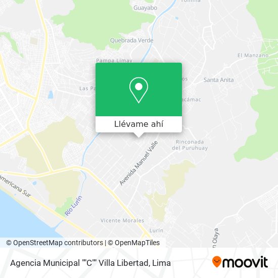 Mapa de Agencia Municipal ""C"" Villa Libertad