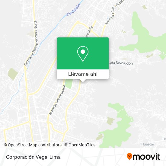 Mapa de Corporación Vega