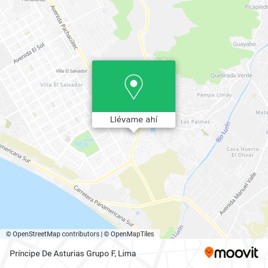 Mapa de Príncipe De Asturias Grupo F
