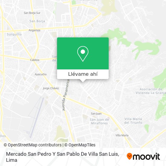 Mapa de Mercado San Pedro Y San Pablo De Villa San Luis