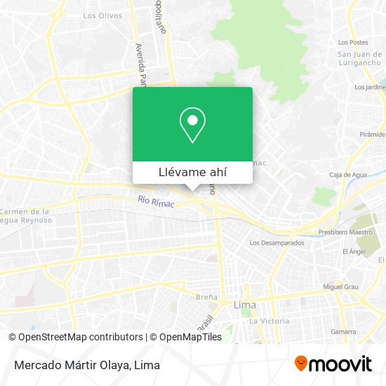 Mapa de Mercado Mártir Olaya