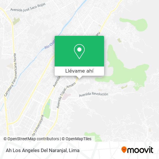 Mapa de Ah Los Angeles Del Naranjal