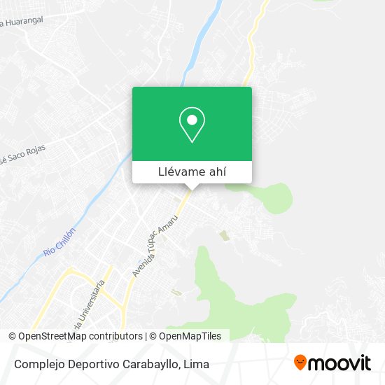 Mapa de Complejo Deportivo Carabayllo