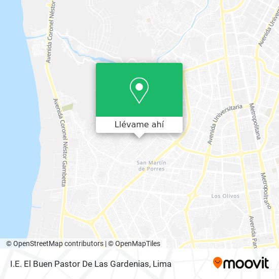 Mapa de I.E. El Buen Pastor De Las Gardenias