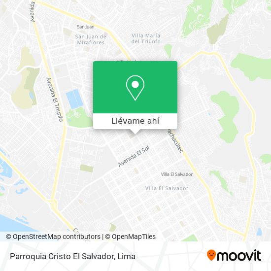 Mapa de Parroquia Cristo El Salvador