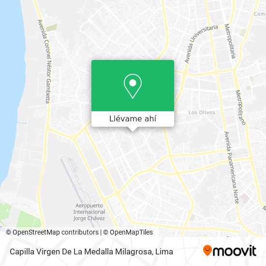 Mapa de Capilla Virgen De La Medalla Milagrosa