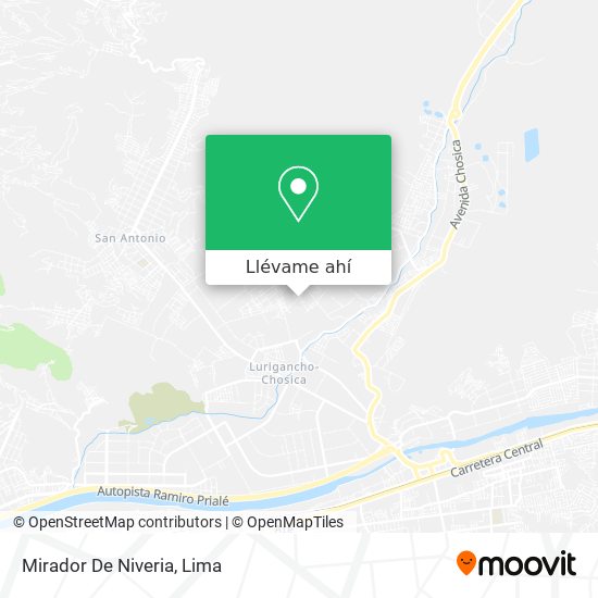 Mapa de Mirador De Niveria