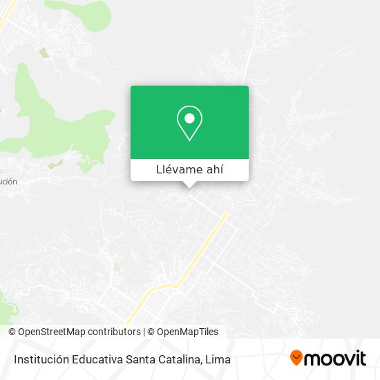 Mapa de Institución Educativa Santa Catalina