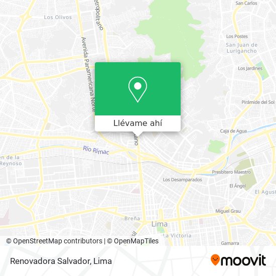 Mapa de Renovadora Salvador
