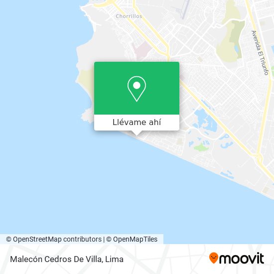 Mapa de Malecón Cedros De Villa