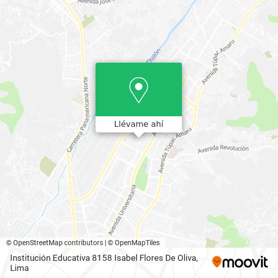 Mapa de Institución Educativa 8158 Isabel Flores De Oliva