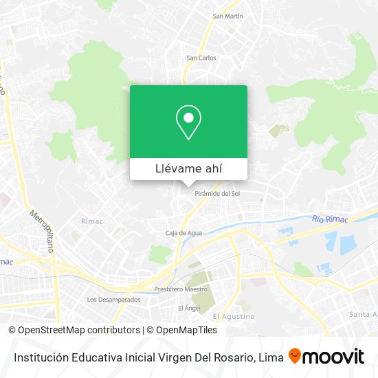 Mapa de Institución Educativa Inicial Virgen Del Rosario