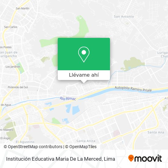 Mapa de Institución Educativa Maria De La Merced