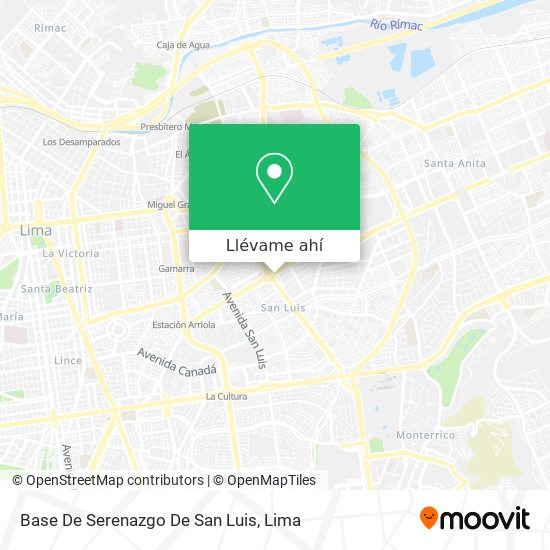 Mapa de Base De Serenazgo De San Luis