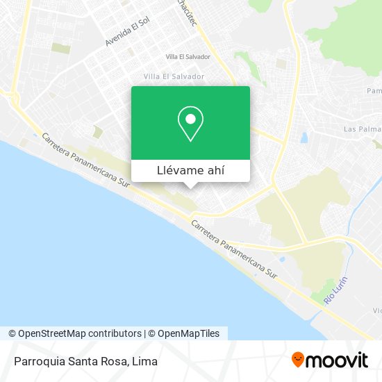 Mapa de Parroquia Santa Rosa