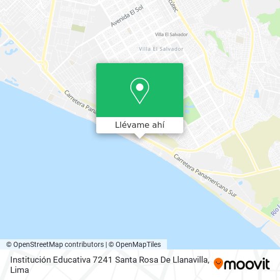 Mapa de Institución Educativa 7241 Santa Rosa De Llanavilla