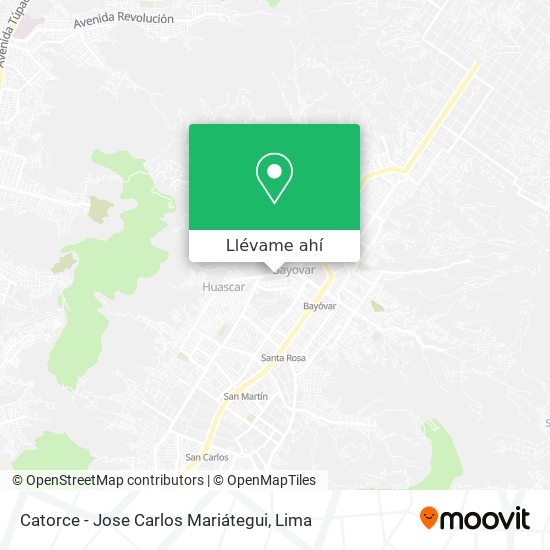 Mapa de Catorce - Jose Carlos Mariátegui