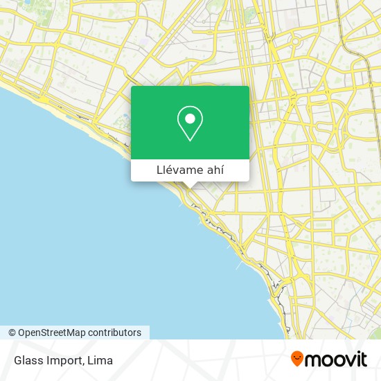 Mapa de Glass Import
