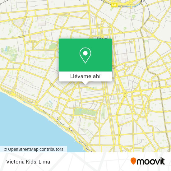 Mapa de Victoria Kids