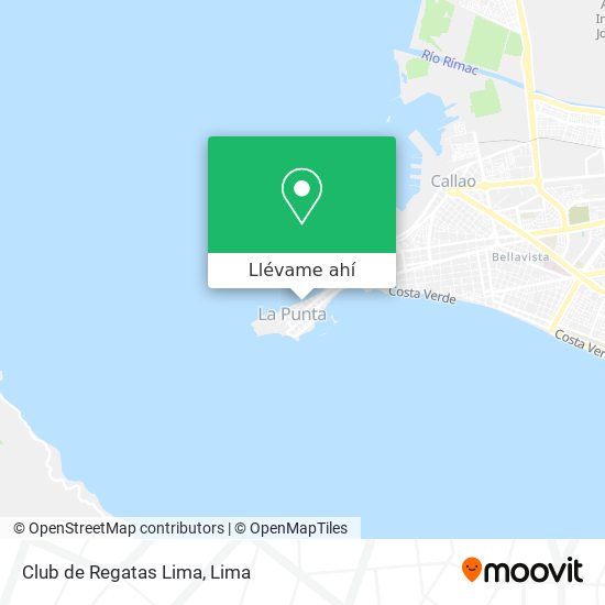 Mapa de Club de Regatas  Lima