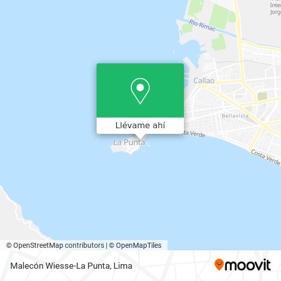 Mapa de Malecón Wiesse-La Punta