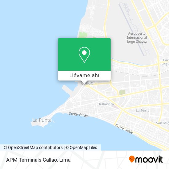 Mapa de APM Terminals Callao