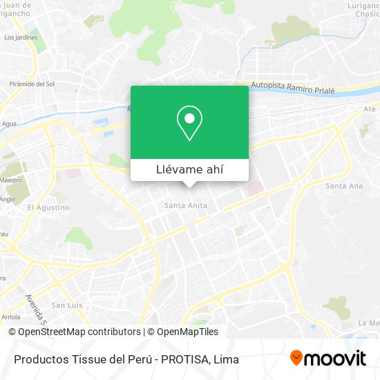Mapa de Productos Tissue del Perú - PROTISA