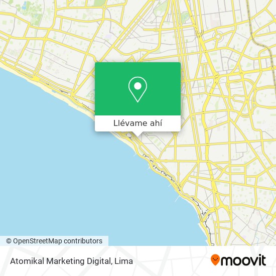 Mapa de Atomikal Marketing Digital