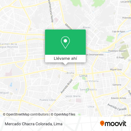 Mapa de Mercado Chacra Colorada