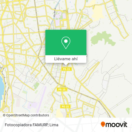 Mapa de Fotocopiadora FAMURP
