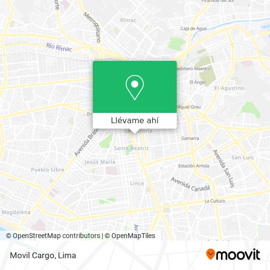 Mapa de Movil Cargo