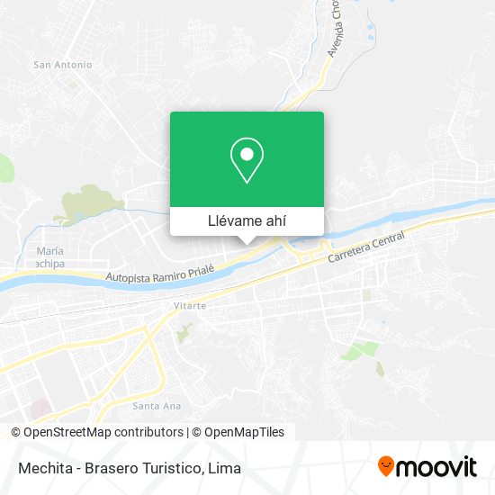 Mapa de Mechita - Brasero Turistico