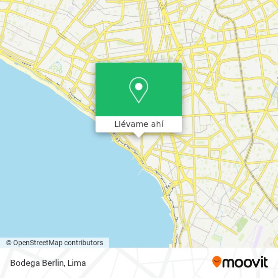 Mapa de Bodega Berlin