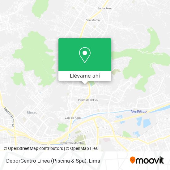 Mapa de DeporCentro Línea (Piscina & Spa)