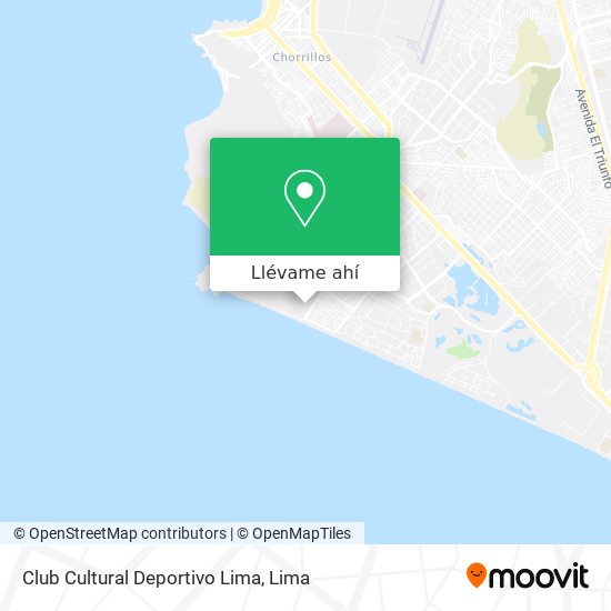 Mapa de Club Cultural Deportivo Lima