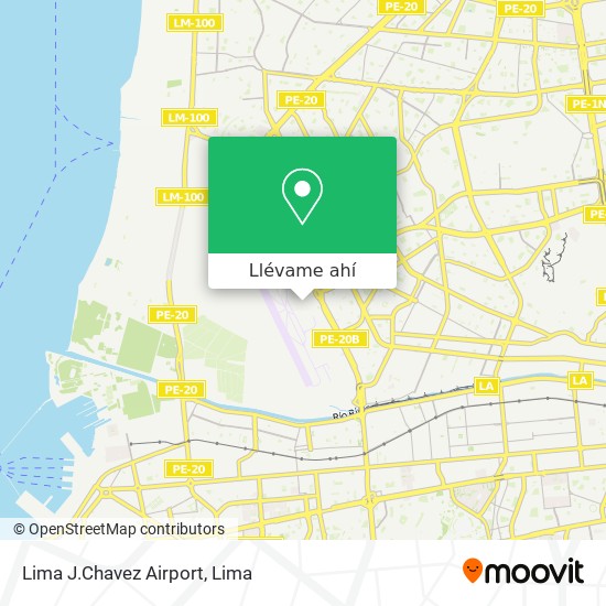 Mapa de Lima J.Chavez Airport