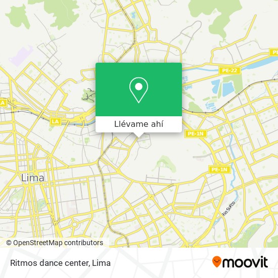 Mapa de Ritmos dance center