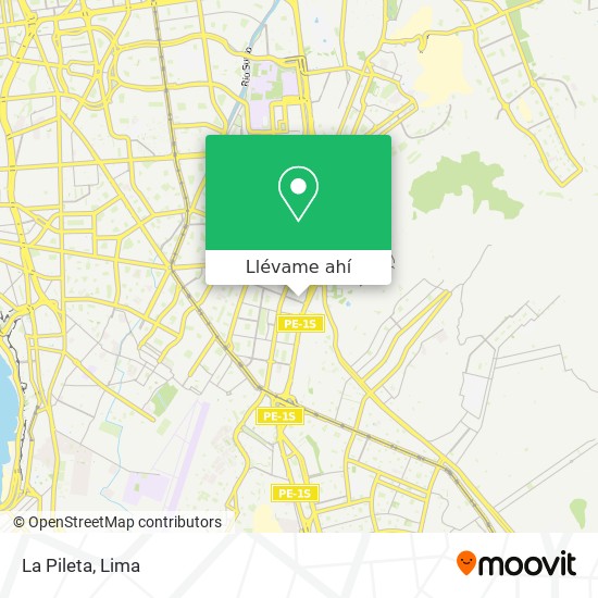 Mapa de La Pileta
