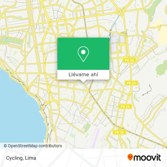 Mapa de Cycling
