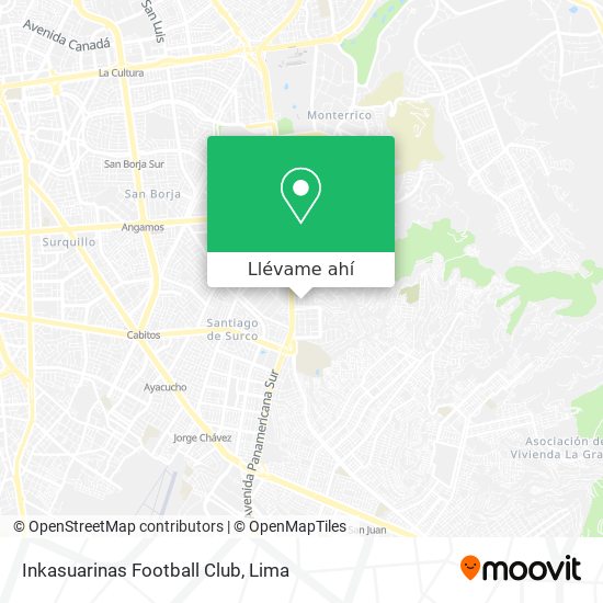 Mapa de Inkasuarinas Football Club