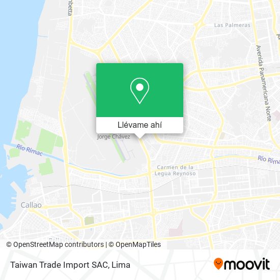 Mapa de Taiwan Trade Import SAC
