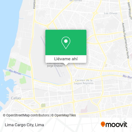 Mapa de Lima Cargo City