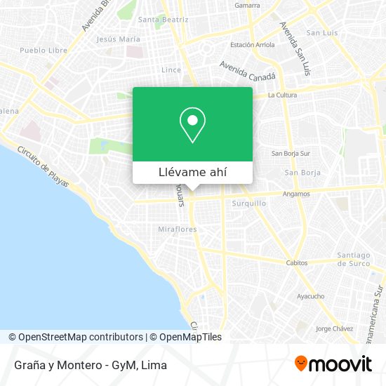 Mapa de Graña y Montero - GyM