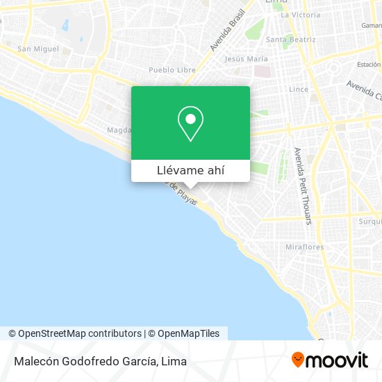 Mapa de Malecón Godofredo García